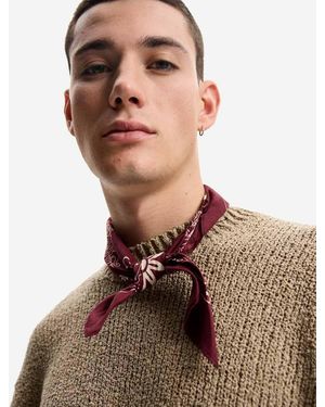 Bershka Halssjaaltje Met Print - Bruin