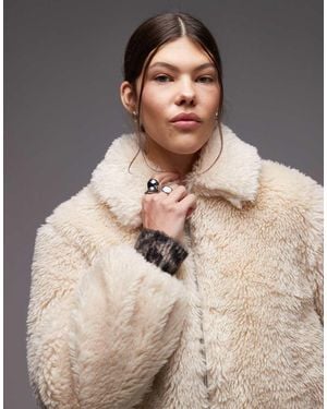 Levi's Ellie Faux Fur Jacket - Natural