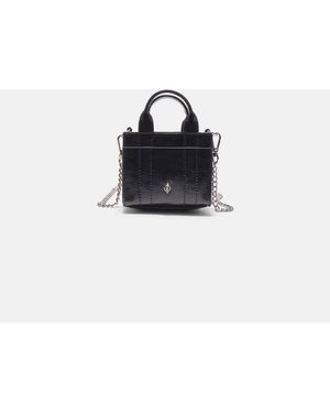 Stradivarius Mini Tote Bag - Black
