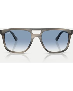 Ray-Ban – eckige sonnenbrille - Blau