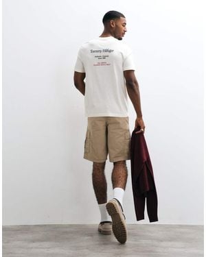 Tommy Hilfiger Boxy Fit Logo T-Shirt - White