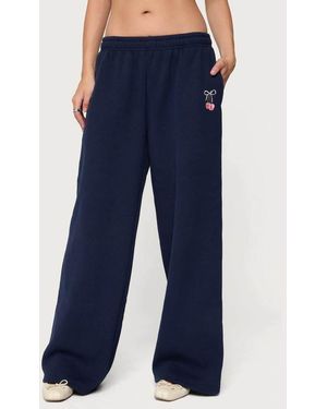 Edikted I Don'T Chase I Attract Joggers - Blue