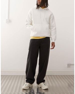 Collusion X001 - jean coupe fantaisie à taille mi-haute - délavé - Blanc