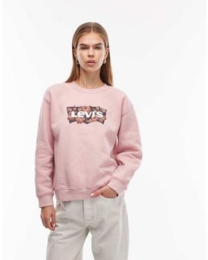 Levi's Everyday Sweatshirt With Graphic Logo - Pink