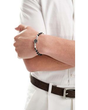 Classics 77 Sun Engraved Bead Bracelet - Metallic