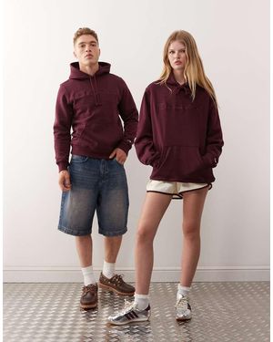 Champion Uniseks Hoodie - Rood
