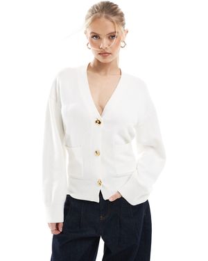 4th & Reckless – strickjacke - Weiß
