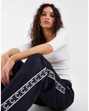 Fred Perry Trainingsbroek Met Bies - Wit