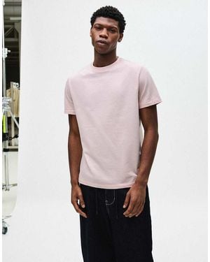 Bershka Short Sleeve T-shirt - Pink