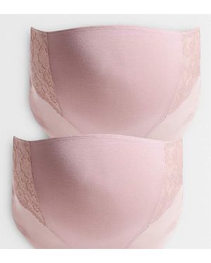 Mama.licious Mamalicious Premaman Confezione Da 2 Slip Con Bordo - Rosa