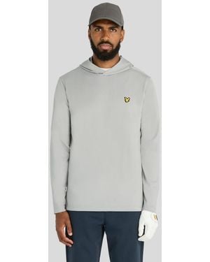 Lyle & Scott Mid Layers Golf Core Midlayer Hoodie - Grey