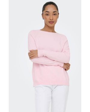 ONLY Knitted Pullover - Pink