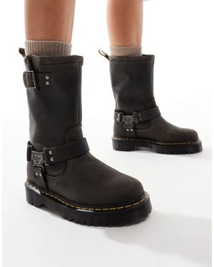 Dr. Martens Dr. martens – anistone hi – lederstiefel zum reinschlüpfen - Schwarz