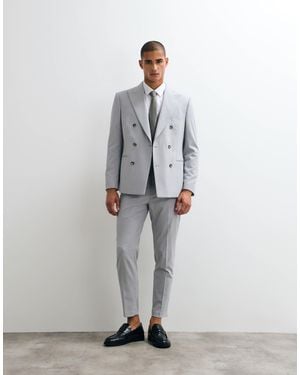 ASOS Tapered Suit Pants - Gray