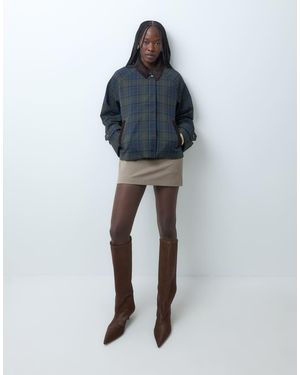 Abercrombie & Fitch Scarlett High Rise Mini Skirt - Blue