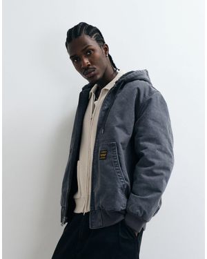 Levi's Veste à capuche en denim workwear e - Bleu