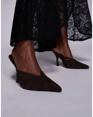 SIMMI Simmi london – syrio – mules aus wildlederimitat - Schwarz
