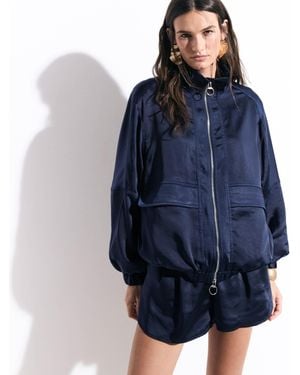 ASOS Tailored Bomber Jacket - Blue