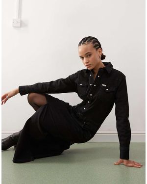 Wrangler Vestito Midi - Nero
