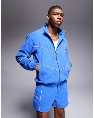 Alma de Ace Logo Track Jacket Co-Ord - Blue