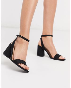 Stradivarius Sandalias negras - Negro