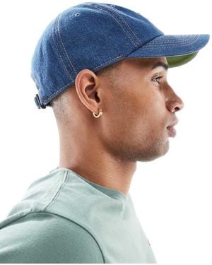 Levi's Monogram Denim Baseball Cap - Blue