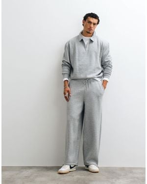 ASOS Oversize-ballon-jogger mit kordelzugsaum - Grau