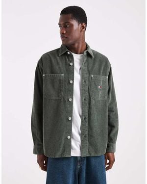 Tommy Hilfiger Relaxed Cord Shirt - Grey
