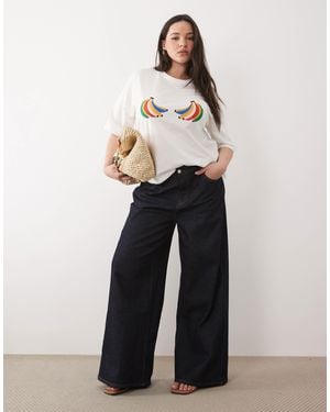 Never Fully Dressed – t-shirt aus baumwolle - Weiß