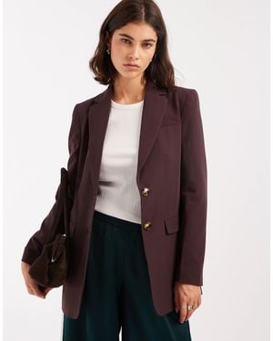 Miss Selfridge Cinched Blazer - Purple