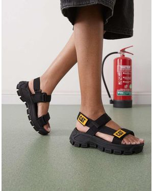 Caterpillar Cat Progressor Web Bold Chunky Sandals - Black