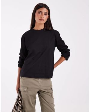 JJXX Boxy Long Sleeve T-shirt - Black