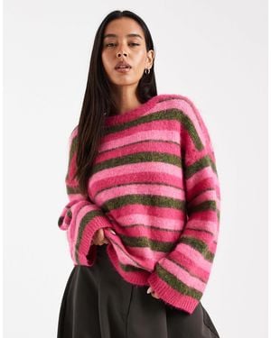 ONLY Round Neck Sweater - Red