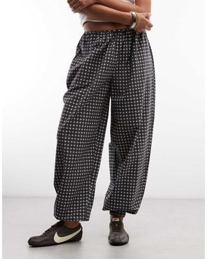 ASOS Co-Ord Broek Met Ballonpijpen En Strikzoom - Grijs