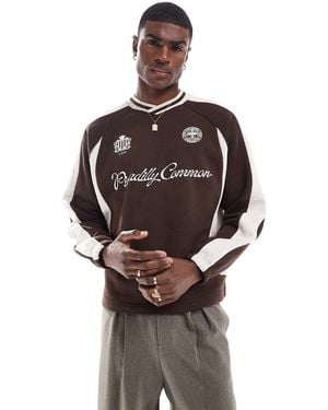 Cotton On Cotton On V Neck Jumper With Piccadilly Graphic - Grey