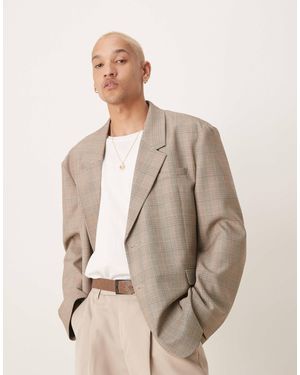 ASOS – lockerer oversize-blazer - Natur