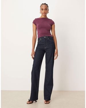 ASOS Asos Design Tall Comfort Stretch Straight Leg Jeans - Blue
