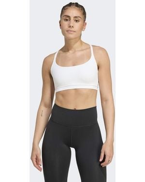adidas Originals All Me Light Support Bra - White