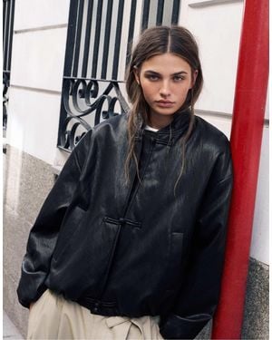 Pull&Bear Bomberjacke - Schwarz