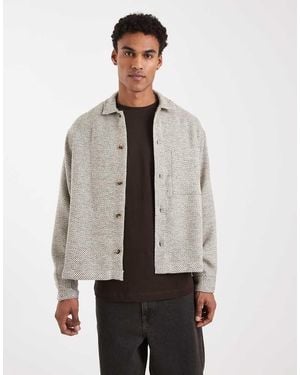 ASOS Regular Twill Shacket - Grey