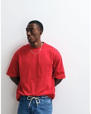 ASOS Heavyweight Oversized T-shirt - Red