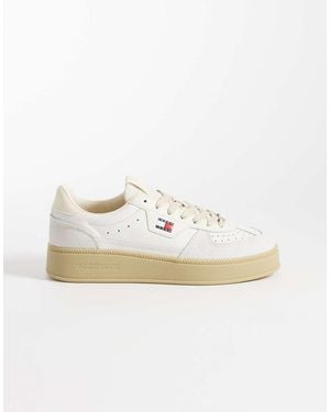 Tommy Hilfiger Greenwich Platform Trainers - White