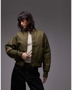 Tommy Hilfiger Essential Bomber Jacket - Grey