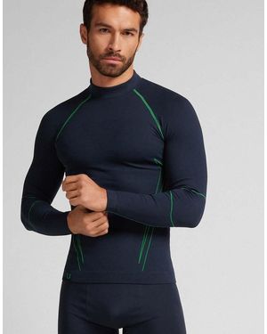 Intimissimi Long-Sleeved Technical Sports Top - Blue