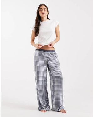 Hollister Flannel Pyjama Bottoms - White