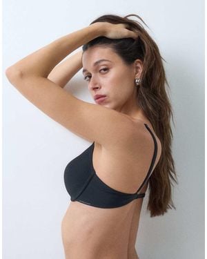 Cotton On Low Back Push Up Bra - Black