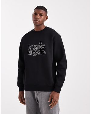 Parlez Graphic Logo Sweatshirt - Black