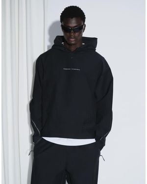 Nike Tech Shori Perforated Oversized Toggle Hoodie - Blue
