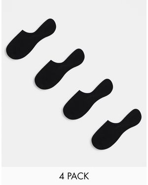 Lindex 4 Pack Low Cut Sneaker Sock - Black