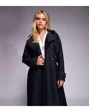 Forever New Gabardina De -Blanco - Azul